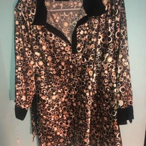 Blue diamond dress shirt